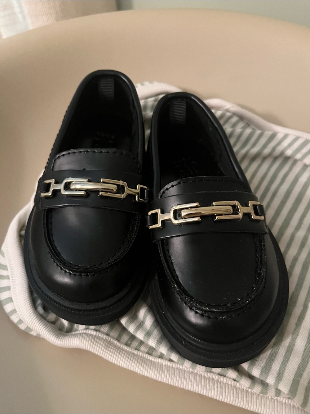 Baby Gap Black Loafers